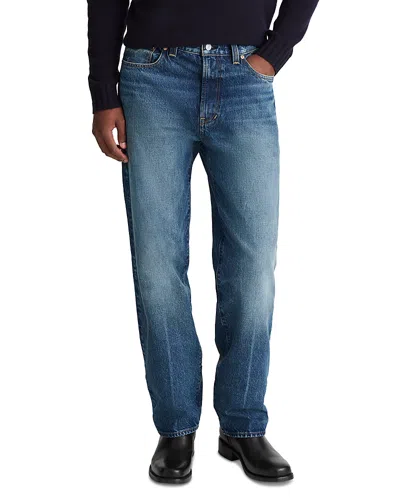 Madewell The 1991 Loose Straight Jeans In Fearn Wash In Blue