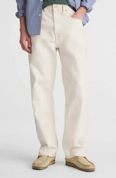 Madewell The 1991 Loose Straight Jeans In White