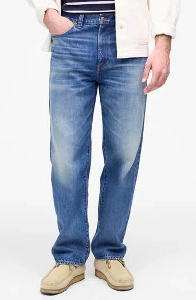 Madewell The 1991 Loose Straight Leg Jeans In Blue