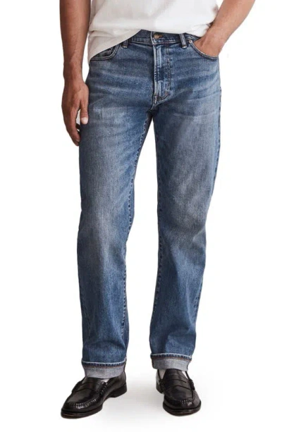 Madewell The 1991 Straight Leg Stretch Selvedge Jeans In Barrington Wash