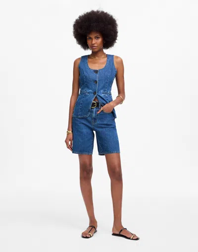 Madewell The 1997 Denim Bermuda Short In Dowe Wash