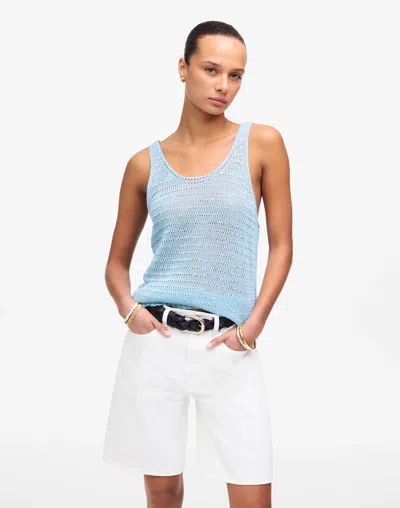 Madewell The 1997 Denim Bermuda Short In Blue