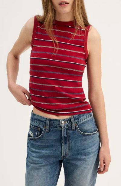 Madewell The '90s Shell Tank In Animal Print