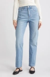 Madewell The '90s High Waist Straight Leg Jeans In Ferman Wash