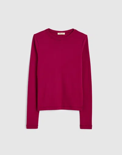 Madewell 'the ''90s Long-sleeve Tee In Red