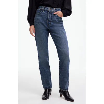 Madewell The '90s Straight Crop Jeans In Concho Wash