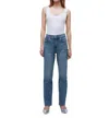Madewell The '90s Straight Jean With Rhinestones In Blue