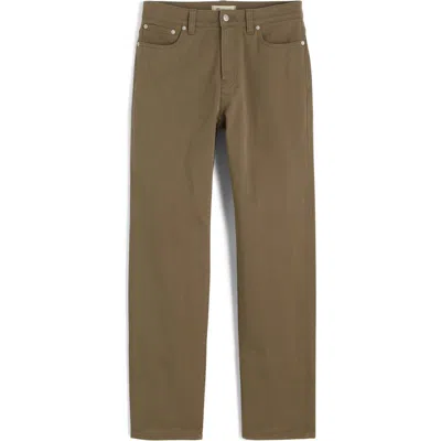 Madewell 1991 Straight Fit Allday Jeans In Raw Umber In Brown