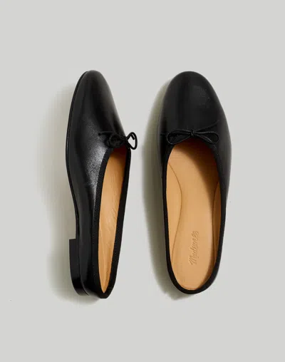 Madewell The Heidi Ballet Mule In True Black