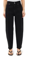 Madewell The Arc Leg Jeans Black Frost In Black Frost