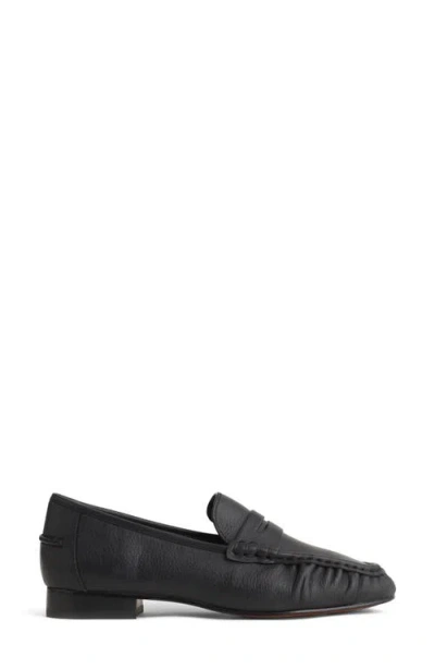 Madewell The Ashley Ruched Loafer In Black