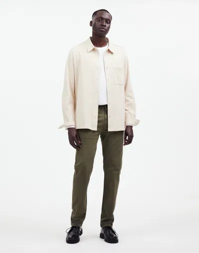 Madewell The Athletic Allday Slim Pant In Deep Green