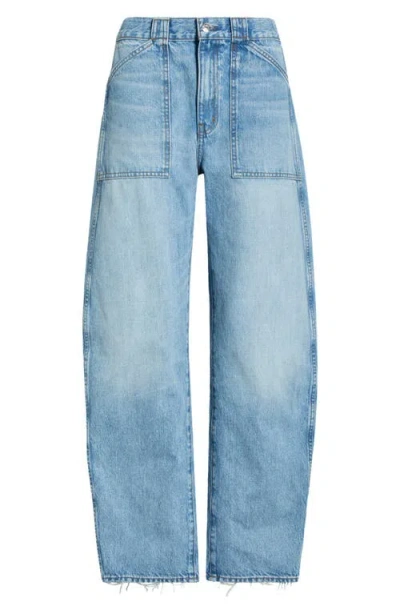 Madewell The Balloon Utility Jeans In Blue