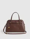 Madewell The Belted Satchel Bag In Brown