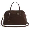 Madewell The Mini Belted Crossbody Bag In Leather Dark Carob In Brown