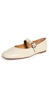Madewell Hera Mary Jane Flat In Ecru