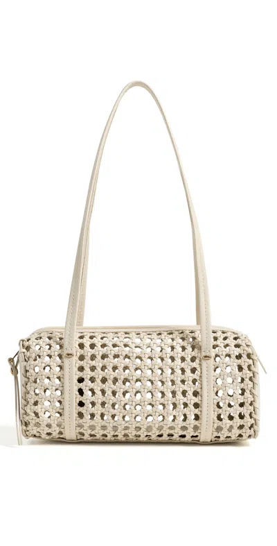 Madewell The Brioche Mini Shoulder Bag In Open Leather Cloud Lining