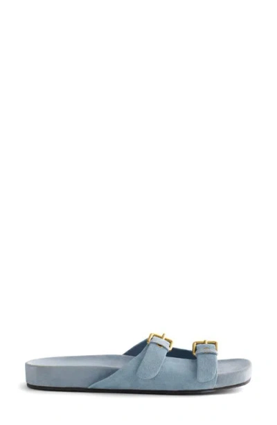 Madewell The Cambrea Double-strap Sandal In Blue