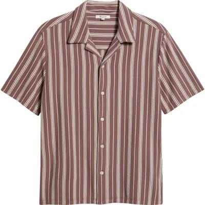 Madewell Florence Cuban Collar Shirt In Multi
