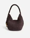 Madewell The Camren Straw Bag In Chocolate Raisin
