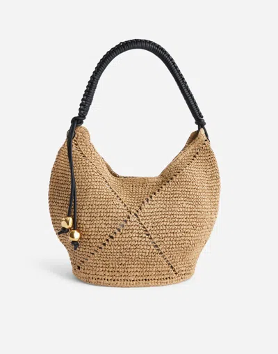 Madewell The Camren Straw Bag In Natural Multi
