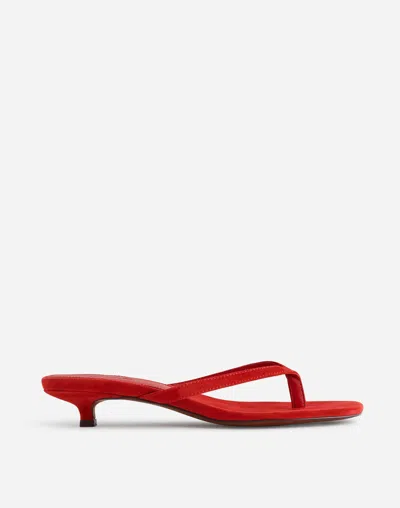 Madewell The Chiara Kitten Heel Thong Sandal
