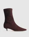 Madewell The Ciel Glove Ankle Boot In Brown
