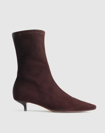 Madewell The Ciel Glove Ankle Boot In Brown