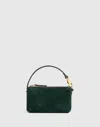 Madewell The Clip-strap Pouch In Green