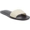 Madewell The Cora Woven Slide Sandal In White