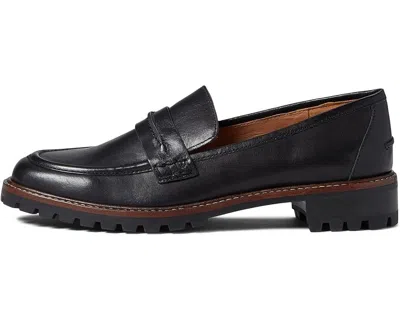 Madewell The Corinne Loafer Women's Us 10.5 Black Leather Slip On Shoes Khd2656