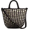 Madewell The Crocheted Shoulder Bag In True Black