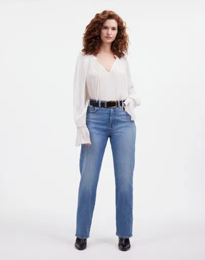 Madewell 'the Curvy ''90s Straight Jean In Rondell Wash