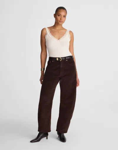 Madewell The Curvy Balloon Pant In Brown