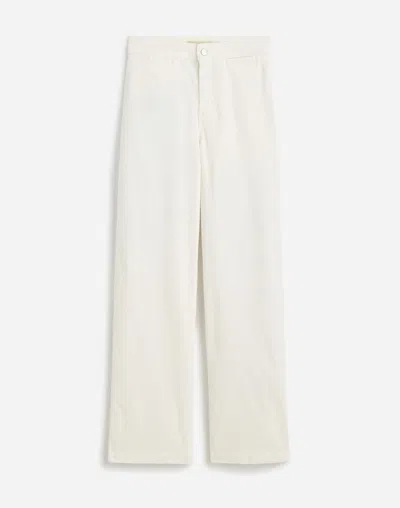 Madewell The Curvy Emmett Wide-leg Pant In Winter White