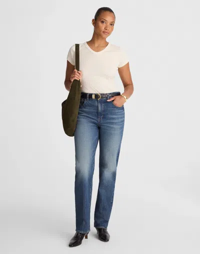 Madewell The Curvy Longline Straight Jean