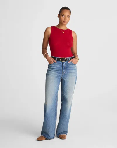 Madewell The Curvy Low-slung Baggy Jean In Blue