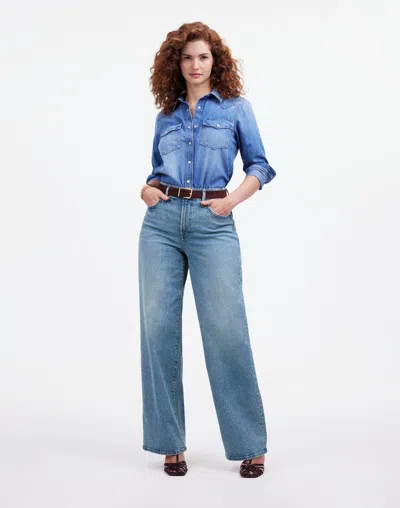 Madewell The Curvy Perfect Vintage Wide-leg Jean In Enmore Wash