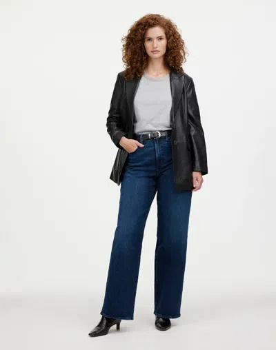 Madewell The Curvy Perfect Vintage Wide-leg Jean In Nighthawk Wash