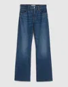 Madewell The Curvy Relaxed Bootcut Jean In Blue