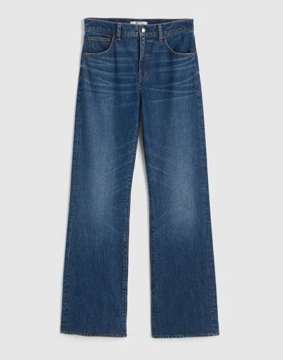 Madewell The Curvy Relaxed Bootcut Jean In Blue