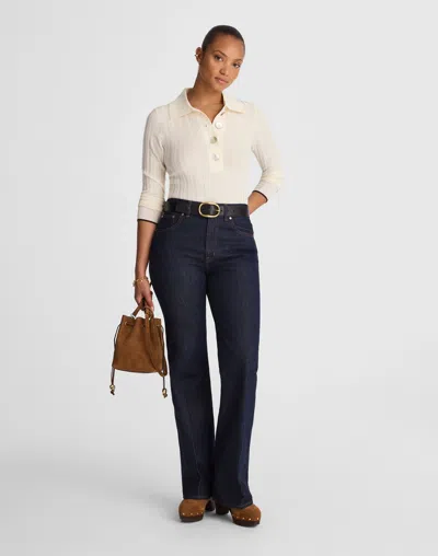 Madewell The Curvy Vintage Flare Jean In Blue
