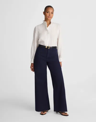 Madewell The Curvy Wide-leg Pant In White