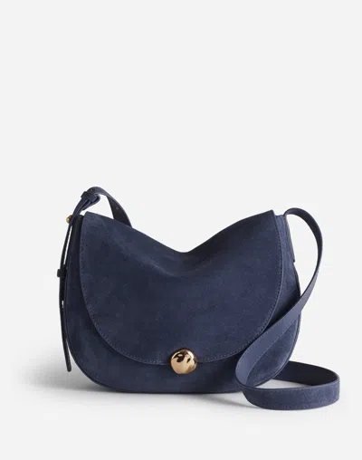 Madewell The Dakota Large Saddle Bag In Nighttime