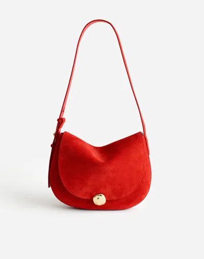 Madewell The Dakota Saddle Bag In Bandana Red