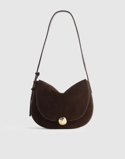Madewell The Dakota Saddle Bag In Brown