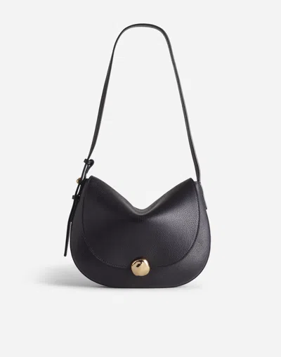 Madewell The Dakota Saddle Bag In True Black