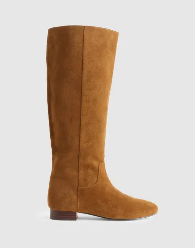 Madewell The Dari Tall Boot In Brown