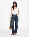 Madewell The Darted Barrel-leg Jean