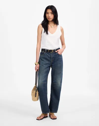 Madewell The Darted Barrel-leg Jean